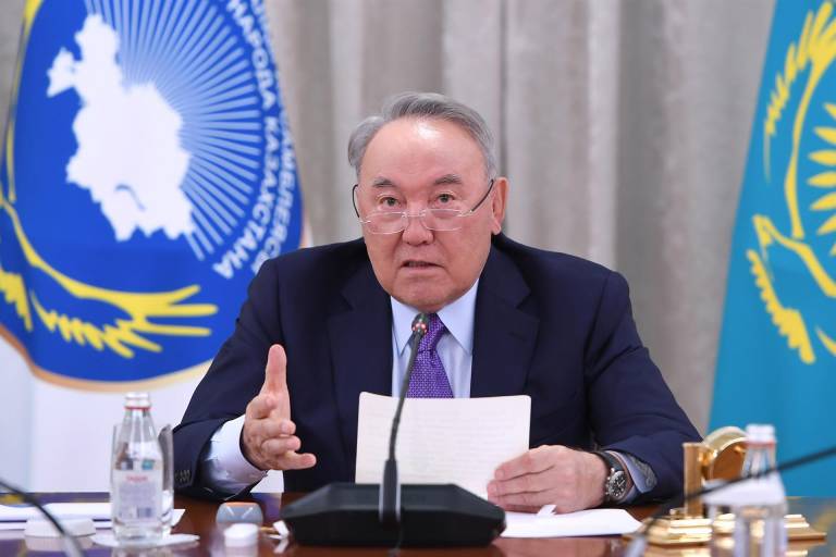$!Nursultán Nazarbáyev, antiguo mandatario de Kazajistán. Foto: EFE