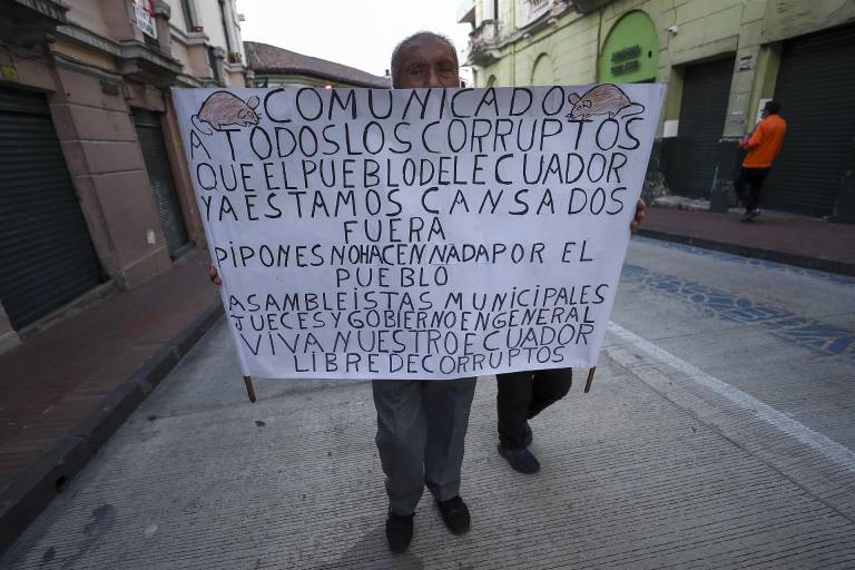 $!Colectivos sociales avivan e incrementan la protesta indígena en Ecuador