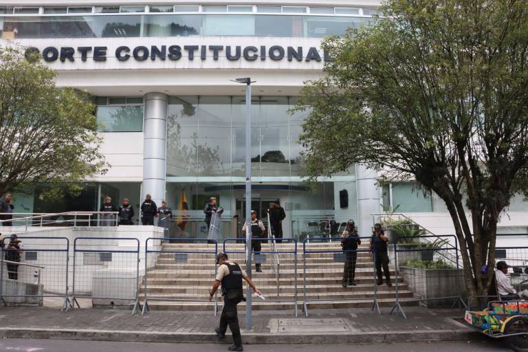 $!Fotografía que muestra el edificio de la Corte Constitucional, en Quito, tomada en agosto de este año.