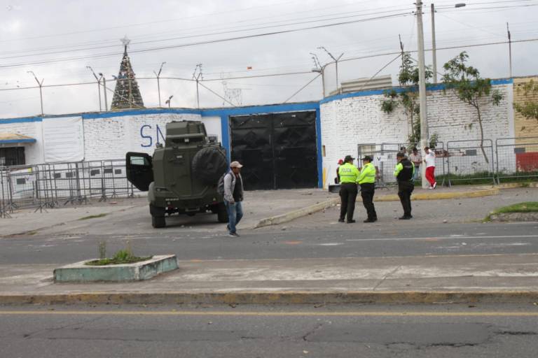 $!Imagen del 9 de enero 2024 de la cárcel de Riobamba.