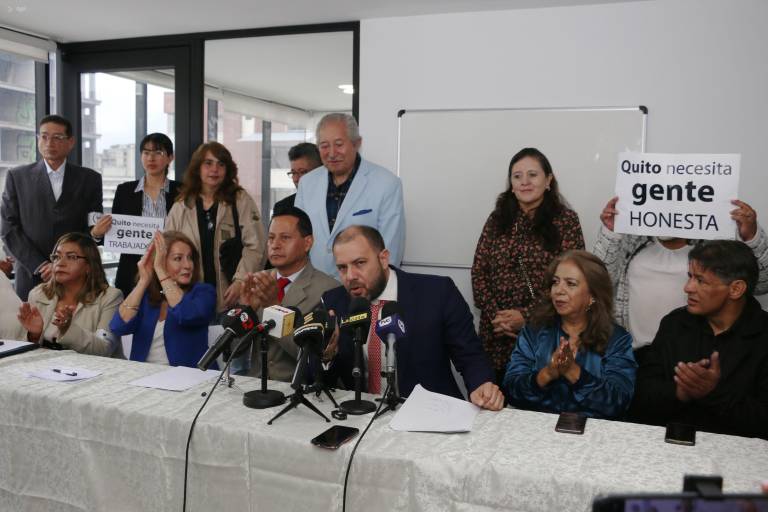 $!Juan Esteban Guarderas anuncia su precandidatura a la Alcaldía de Quito.
