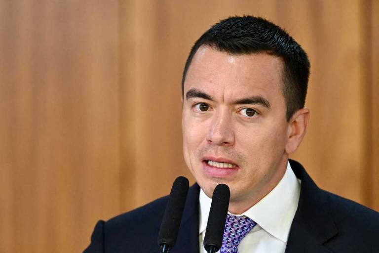 $!Daniel Noboa afirma que “Ecuador no va a retroceder” y ratifica sus políticas económicas.