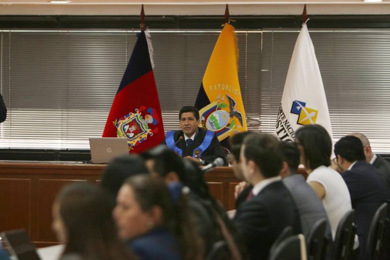 $!Juez Vinicio Rodríguez dictó prisión preventiva para 19 implicados en el caso Apagón o Progen.