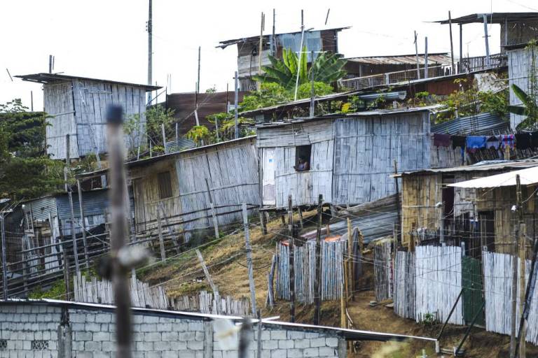 $!Así es la favela de Guayaquil en Monte Sinaí, donde operan bandas criminales: vivimos atrapados