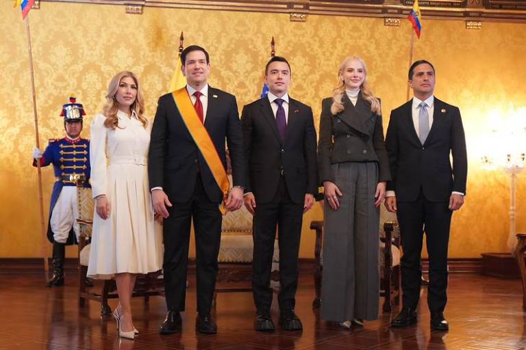 $!Ceremonia de condecoración de la Orden Nacional al Mérito, en el grado de Gran Cruz, a Marco Rubio.