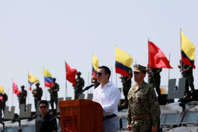 $!Daniel Noboa dispuso varias acciones al bloque de seguridad.