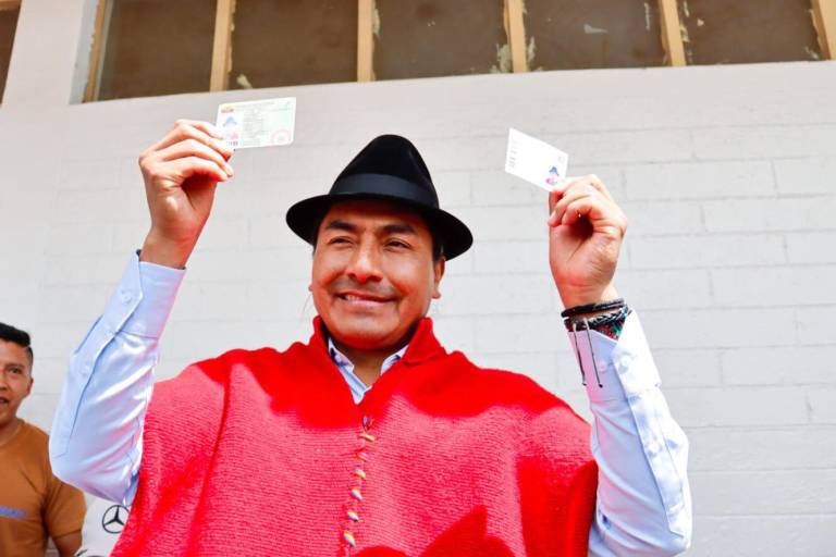 $!Leonidas Iza obtuvo apoyo mayoritario en las provincias de la Sierra centro.