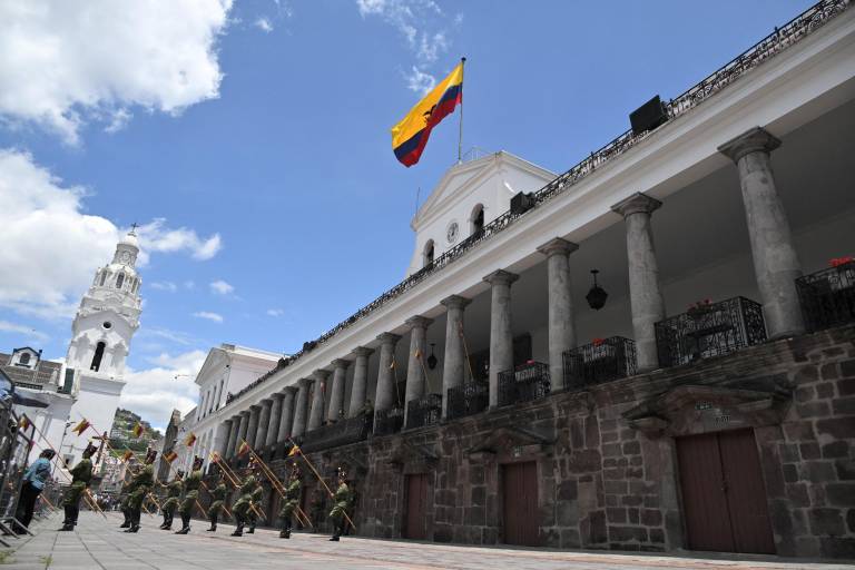 $!El Palacio Presidencial de Carondelet, en Quito.