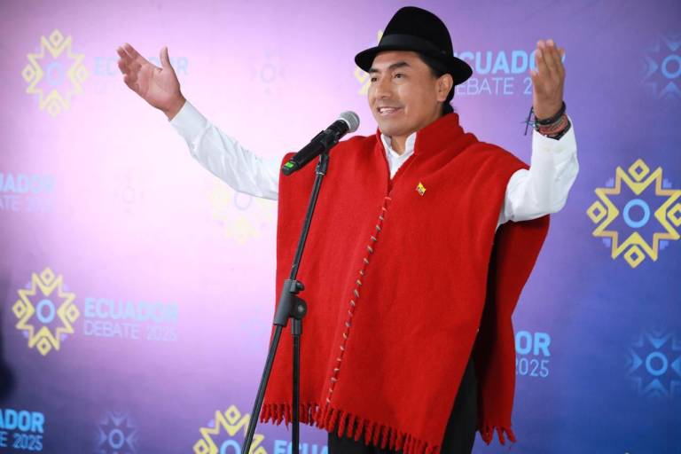 $!Leonidas Iza se pronuncia sobre la segunda vuelta electoral.