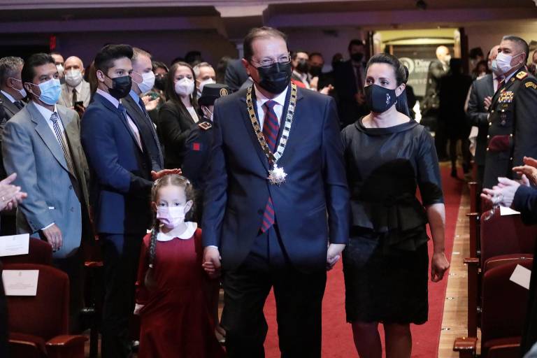 $!Los anuncios de Lasso y Guarderas en la Sesión Solemne por la Fundación de Quito