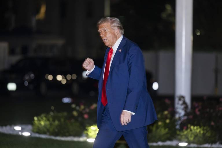 $!El presidente de Estados Unidos, Donald Trump, regresa a la Casa Blanca en Washington, DC, EE.UU., el 21 de septiembre de 2025.