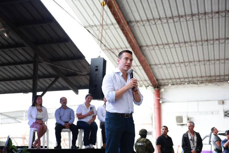 $!Daniel Noboa habla de bases extranjeras.