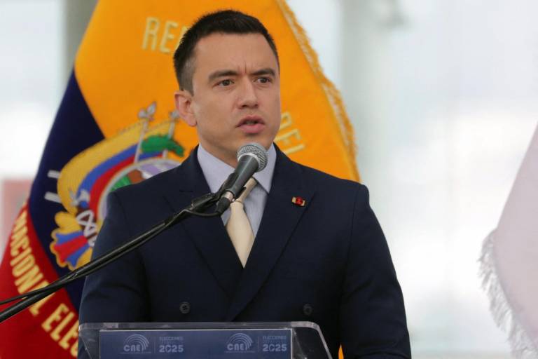 $!Fotogafía de archivo del presidente de Ecuador, Daniel Noboa.