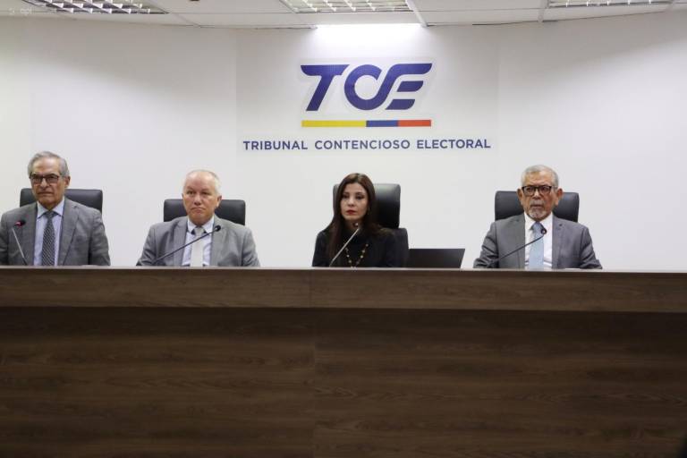 $!Pleno del TCE trató la apelación de Verónica Abad.