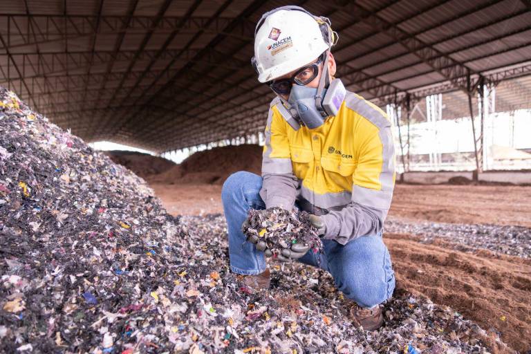 $!UNACEM Ecuador recupera diversos materiales ya utilizados para optimizar sus procesos productivos.