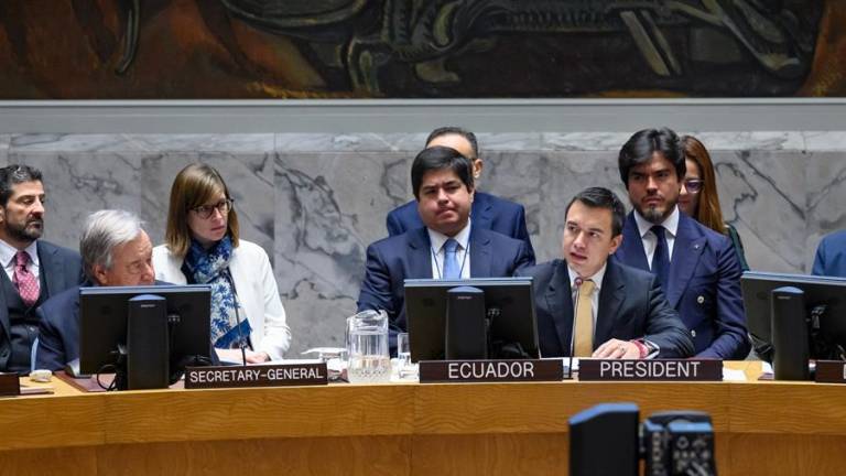 Daniel Noboa en la ONU denunció amenazas de muerte que recibe a diario y pidió respuesta transnacional