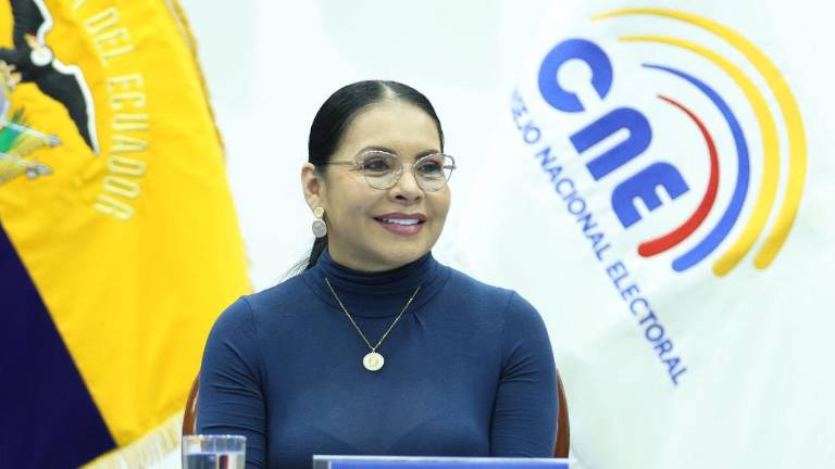 Presidenta del CNE, Diana Atamaint.