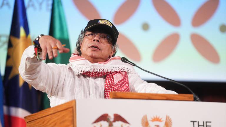 Gustavo Petro insiste en su propuesta de crear un 'ejército de salvación global'