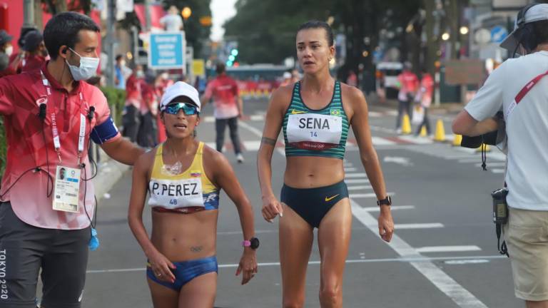 Ecuatoriana Paola Pérez, entre las 10 mejores marchistas de la prueba de 20 km en Tokio