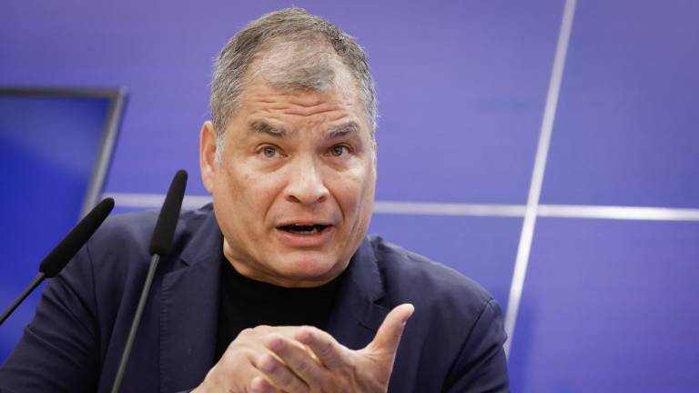 Fotografía de archivo del expresidente Rafael Correa.