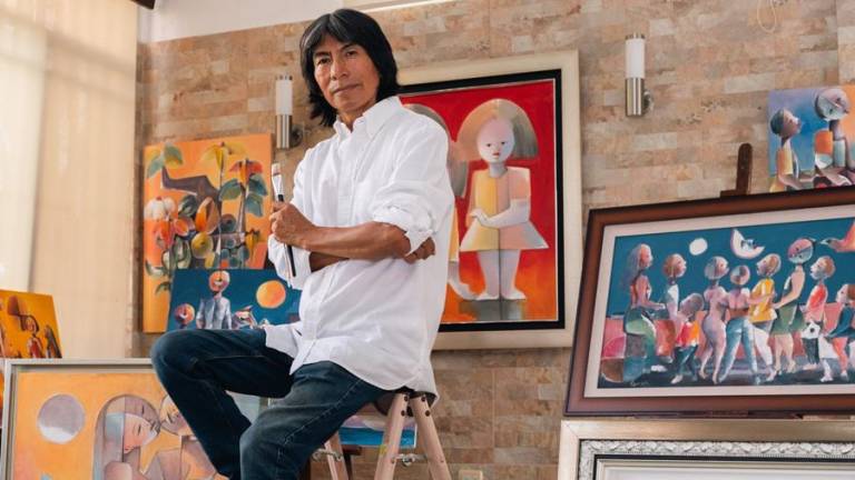 Lima celebra al pintor ecuatoriano Olmedo Quimbita con una muestra de sus obras