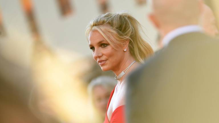 Foto del 2019 de la cantante Britney Spears arribando al estrenp de la película Once Upon a Time... in Hollywood.