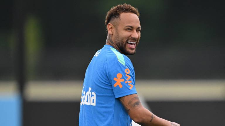 Neymar, jugador de la selección de Brasil.
