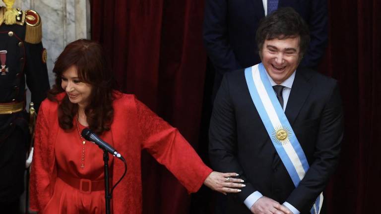 VIDEO: Cristina Kirchner se despidió con un gesto vulgar durante posesión de Javier Milei