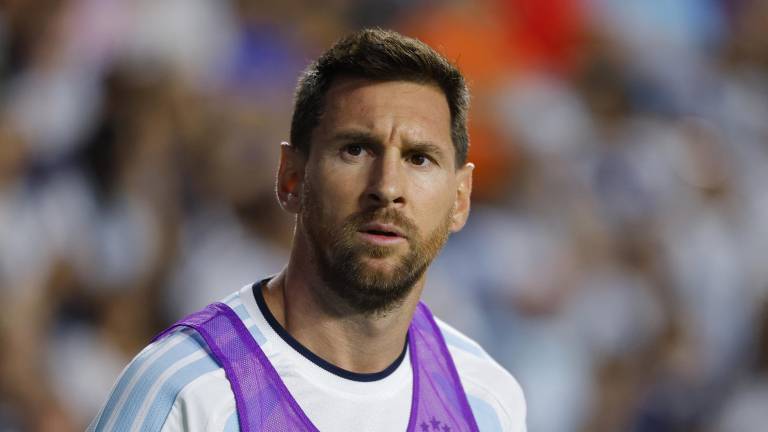 Lionel Messi, jugador de la selección argentina.