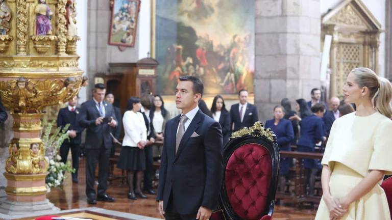 Posesión de Daniel Noboa como presidente de Ecuador en la Asamblea Nacional