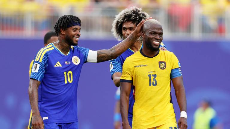 Enner Valencia durante el partido de Ecuador frente a Curazao por el Mundial 2026.