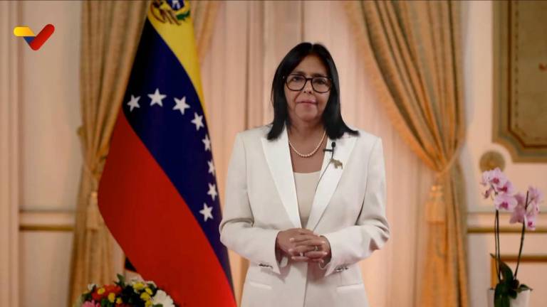 Delcy Rodríguez promete elecciones en Venezuela sin precisar cuándo se celebrarán
