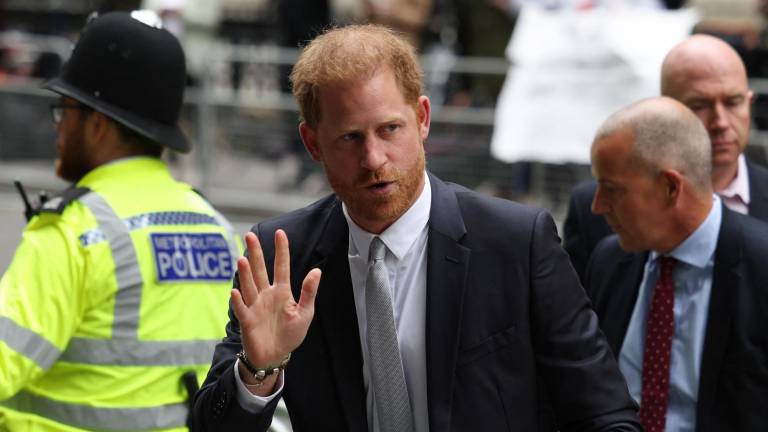 Príncipe Harry ingresando a la corte británica el pasado 7 de junio de 2023.