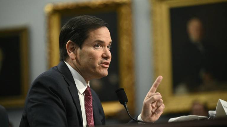 El secretario de Estado de EE. UU., Marco Rubio, dijo que se acabaron los días de trato pasivo.