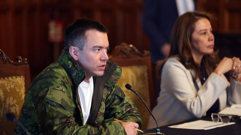 Fotografía de archivo del presidente de Ecuador, Daniel Noboa.