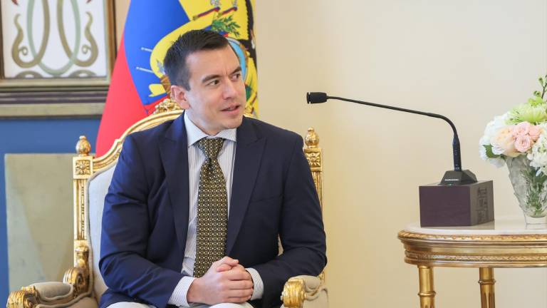 Fotografía de archivo del presidente de Ecuador, Daniel Noboa.