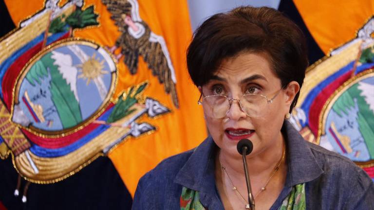 Fotografía de archivo de la canciller ecuatoriana Gabriela Sommerfeld.