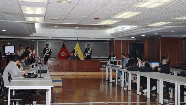 Fotografía de la audiencia de formulación de cargos por el caso ‘Vidrio Libre’.