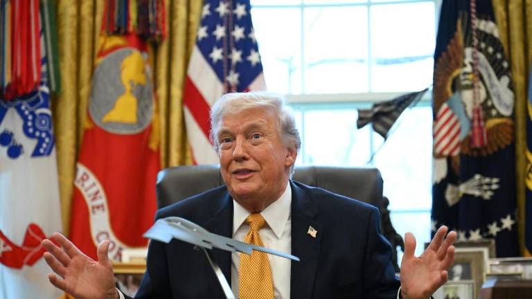 El presidente de Estados Unidos, Donald Trump, en la Oficina Oval de la Casa Blanca, en Washington, D.C.