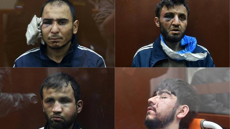 Los signos de tortura que exhiben los presuntos autores del ataque terrorista en Moscú que dejó más de 130 muertos