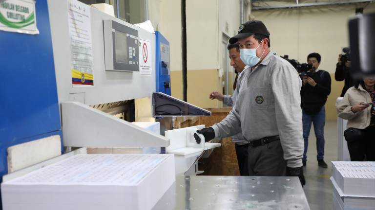 Continúa el cronograma de la impresión de papeletas electorales para presidente y asambleístas provinciales