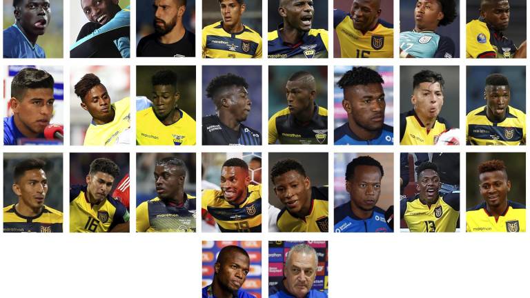 Jugadores convocados para conformar la selección ecuatoriana y participar en el Mundial de Fútbol Catar 2022.