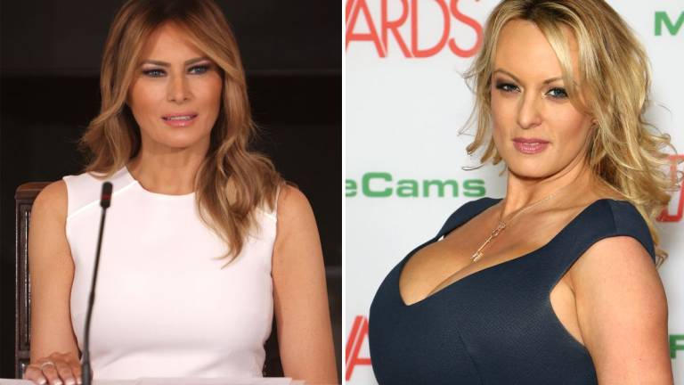La disputa entre Melania Trump y una actriz porno, por Donald Trump