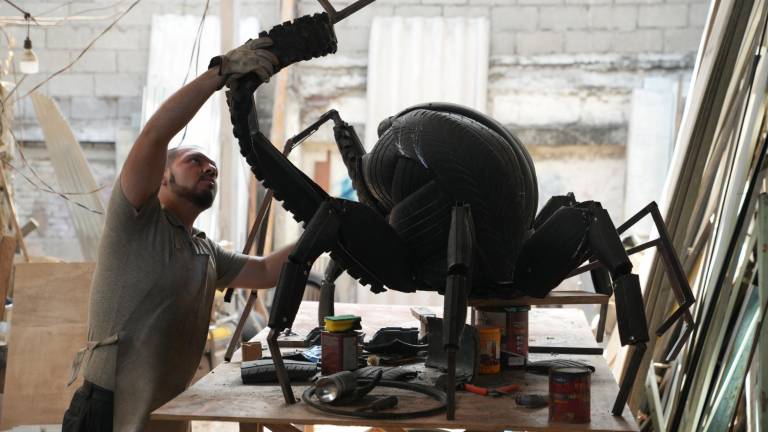 Uno de los artistas que participó en la quinta edición de 'Arte Circular'.