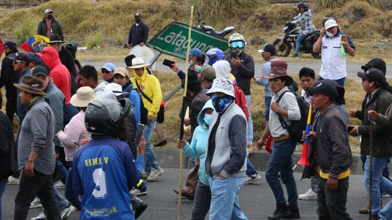 Cierran vías en Imbabura y Pichincha por el paro nacional de este 23 de septiembre