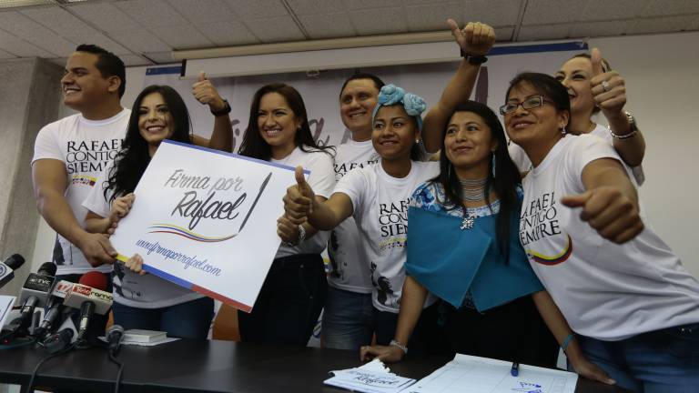 "Rafael Contigo Siempre" logró más de un millón de firmas
