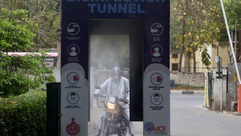 La OPS/OMS no recomiendan el uso de túneles desinfectantes