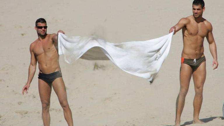 Ricky Martin y su novio de vacaciones en España