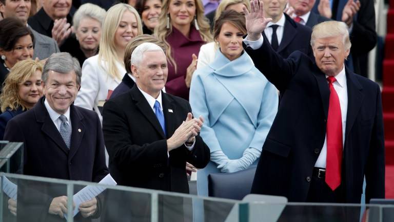 Comienza ceremonia oficial de investidura de Trump