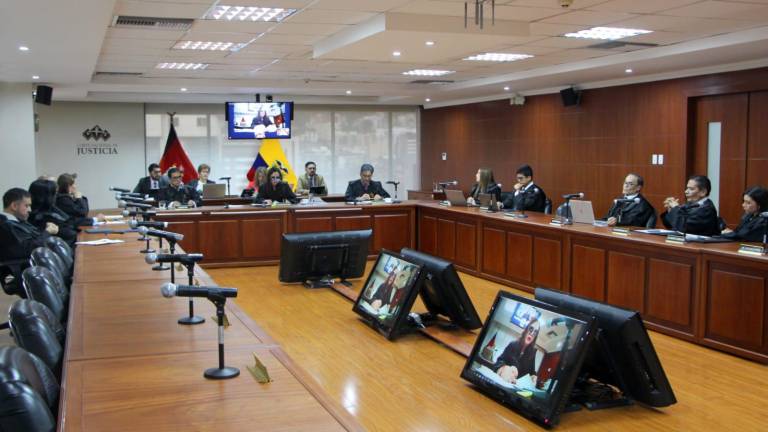 Sesión de la Corte Nacional de Justicia se suspendió sin acuerdo para designar a su presidente encargado.